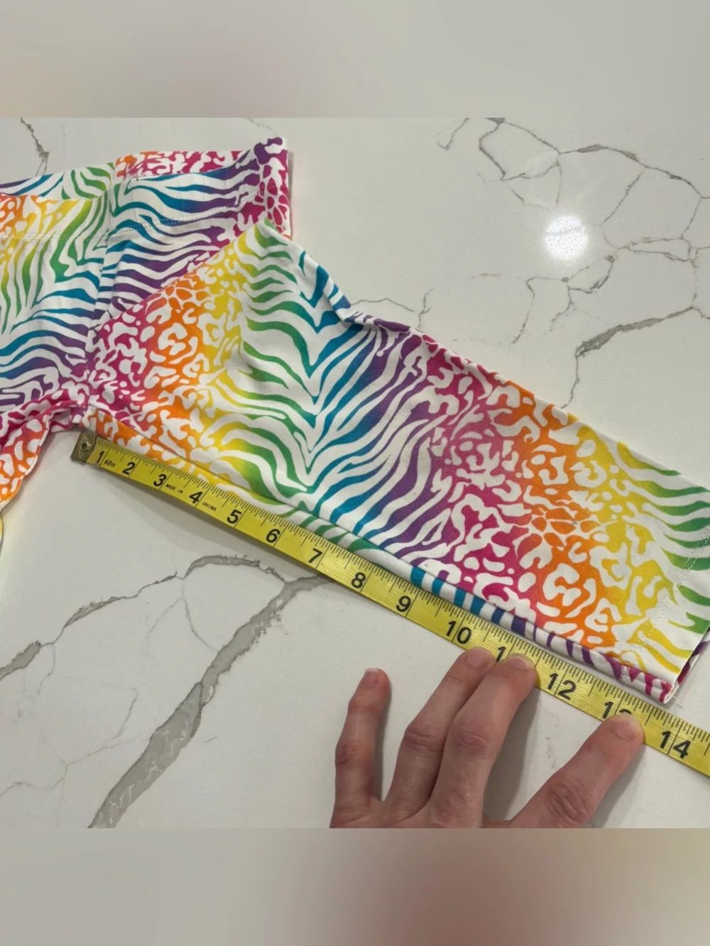 The Children’s Place Kids Rainbow Animal Print Stretch Leggings Girls Small 5/6